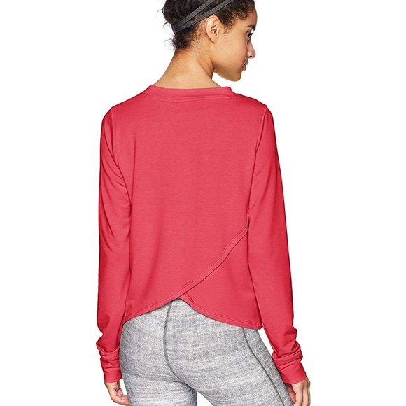 Under Armour Tops - Under Armour Modal Terry Crew Cross Back Top